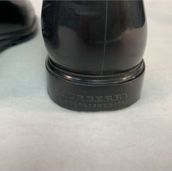 BURBERRY BLACK RAIN BOOTS - Picture 4 of 10